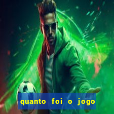 quanto foi o jogo do fluminense