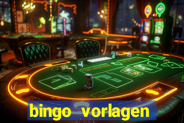 bingo vorlagen kostenlos erstellen