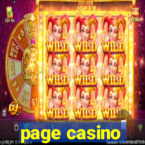 page casino