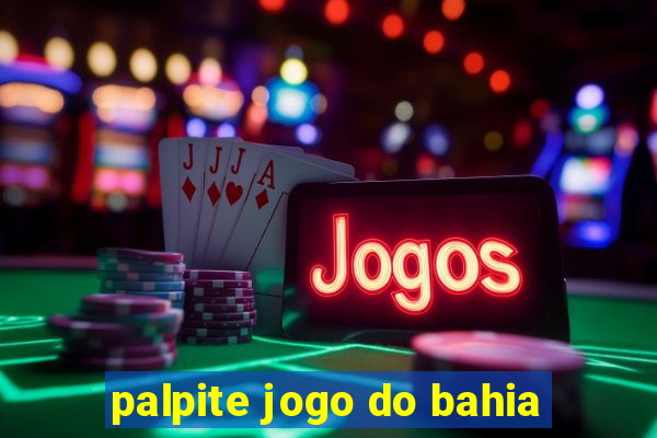 palpite jogo do bahia