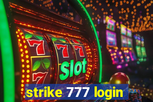 strike 777 login