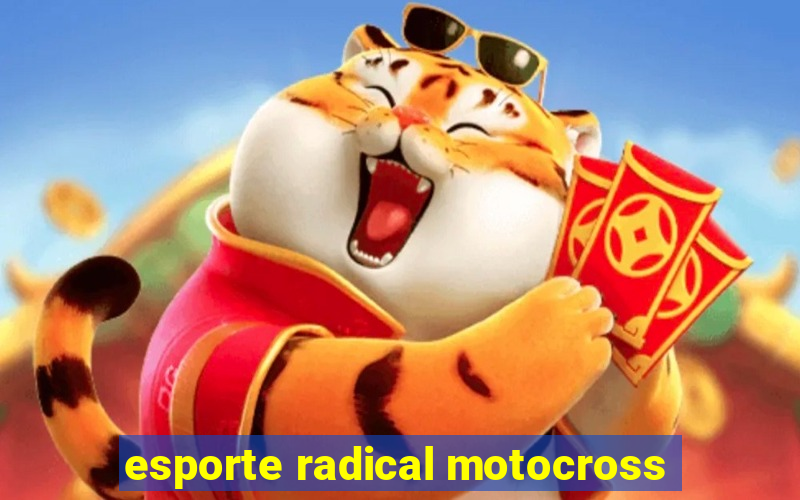 esporte radical motocross