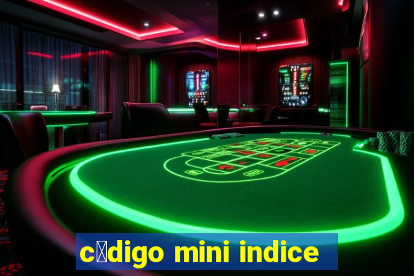 c贸digo mini indice