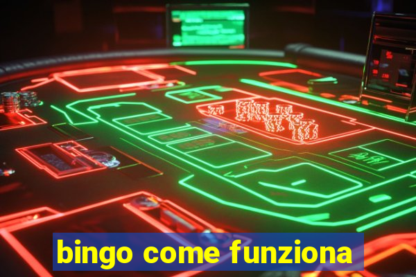 bingo come funziona