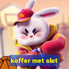 koffer met slot