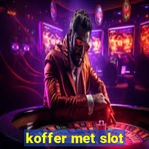 koffer met slot