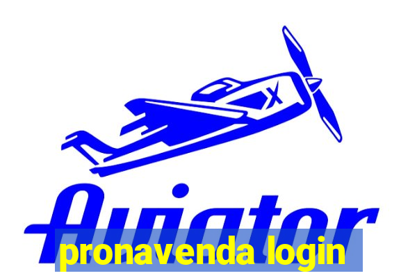 pronavenda login