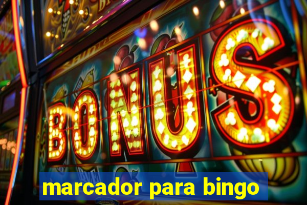 marcador para bingo