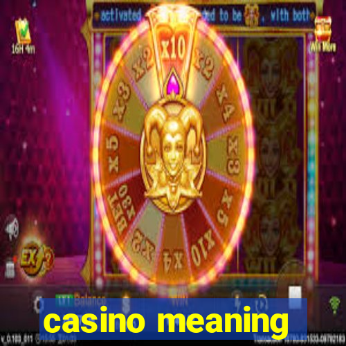 casino meaning