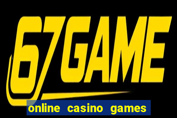 online casino games real money