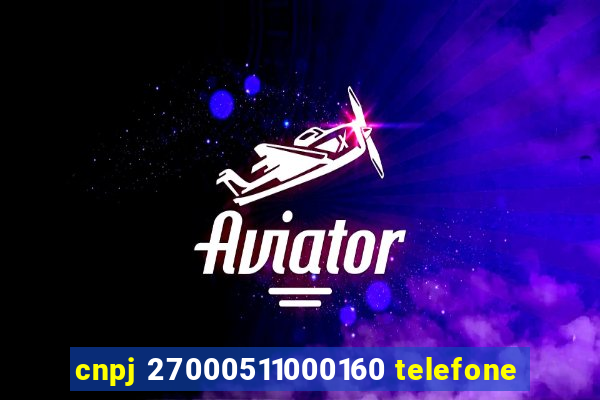 cnpj 27000511000160 telefone