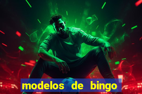 modelos de bingo para imprimir