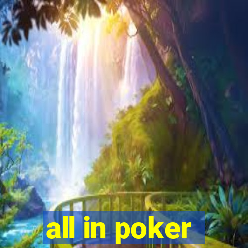 all in poker