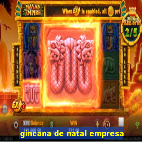 gincana de natal empresa