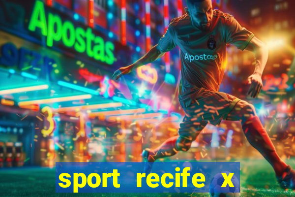 sport recife x américa mg