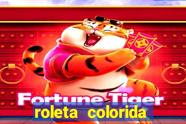 roleta colorida para imprimir