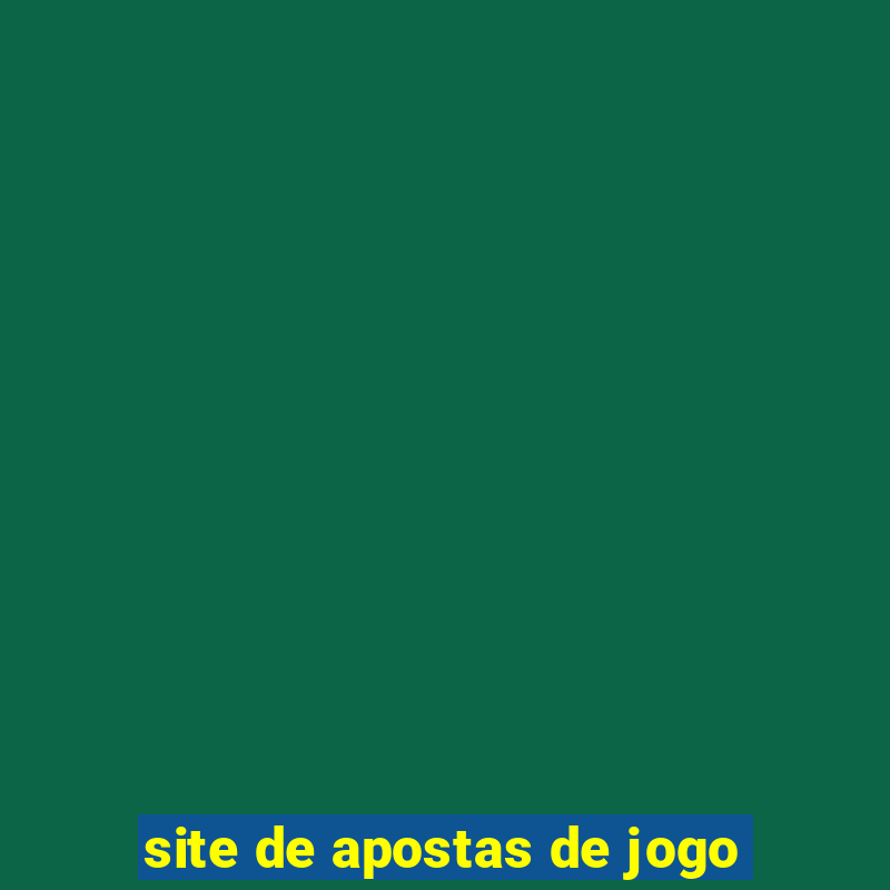 site de apostas de jogo