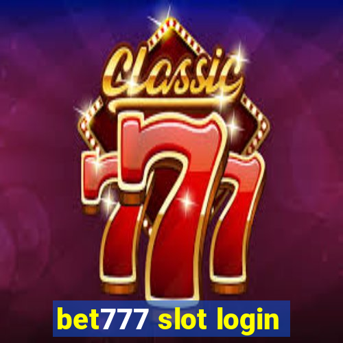 bet777 slot login