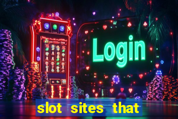 slot sites that accept paypal