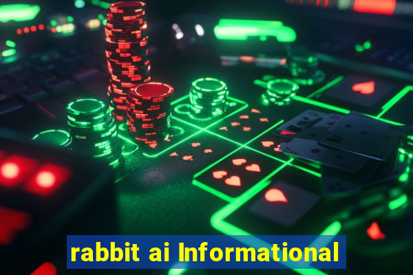 rabbit ai Informational