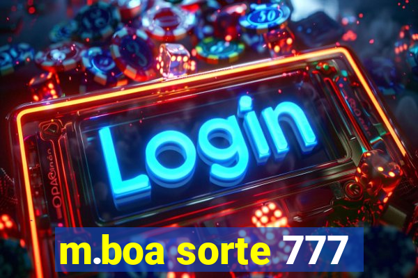 m.boa sorte 777