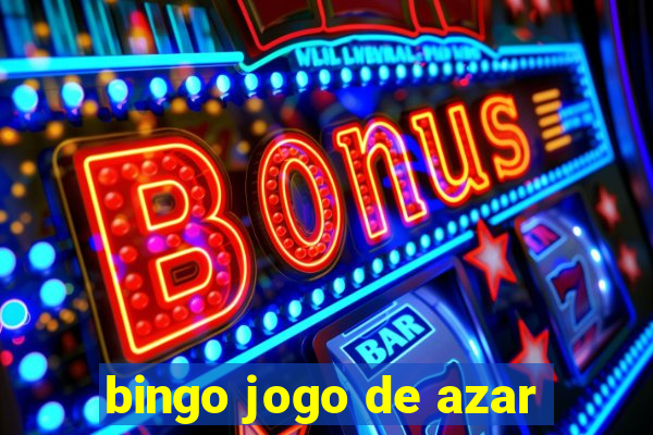 bingo jogo de azar