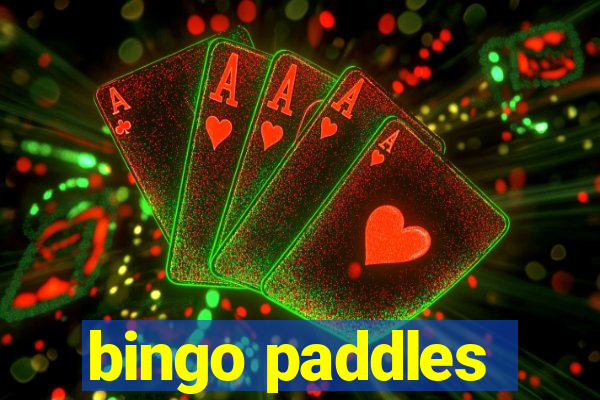 bingo paddles