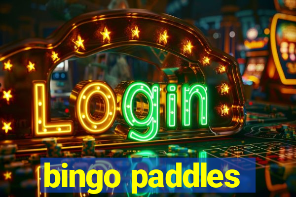 bingo paddles