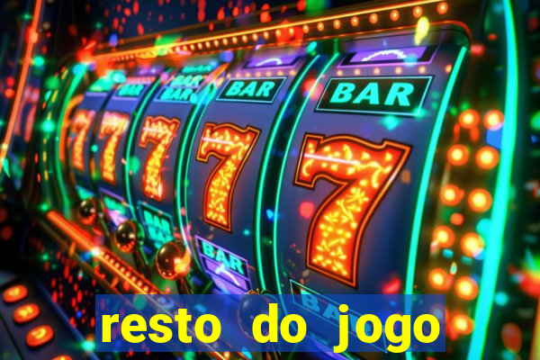 resto do jogo placar atual