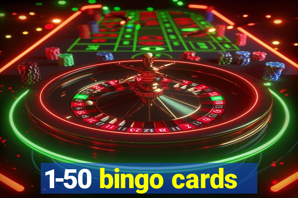 1-50 bingo cards