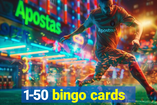 1-50 bingo cards