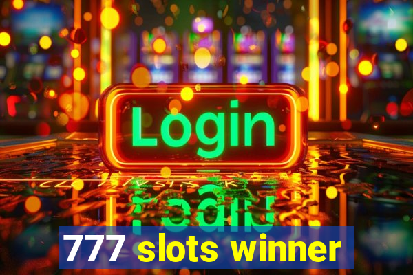 777 slots winner