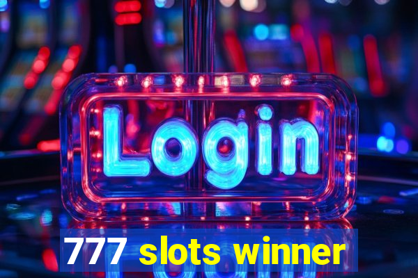 777 slots winner