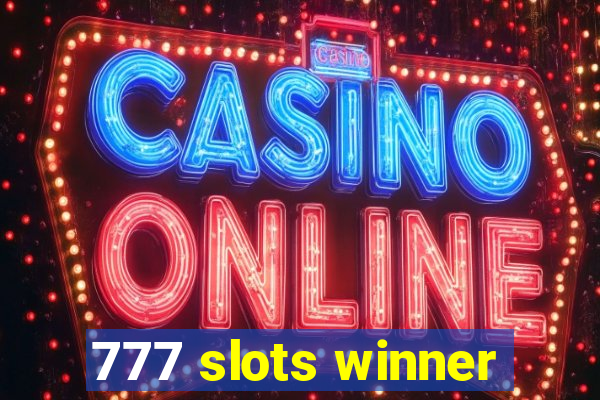 777 slots winner