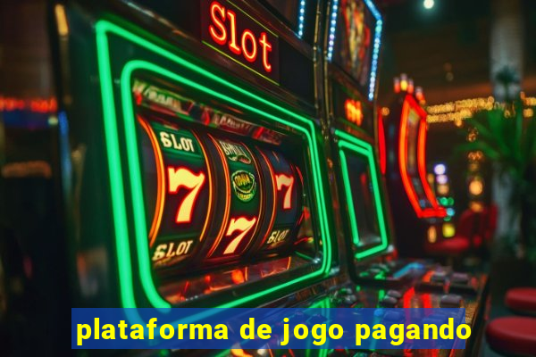 plataforma de jogo pagando