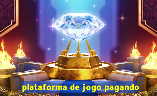 plataforma de jogo pagando