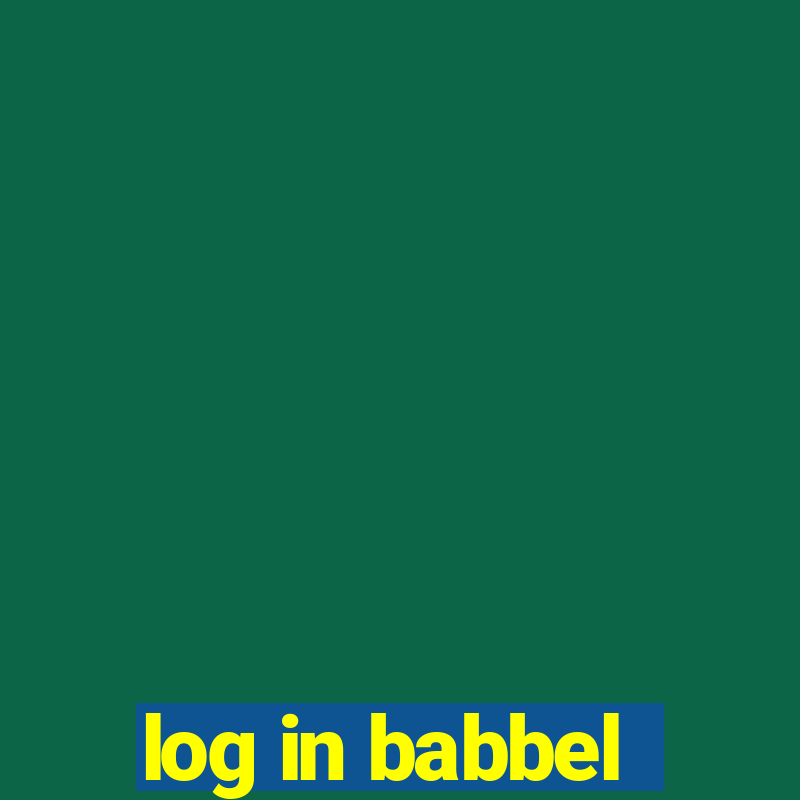 log in babbel