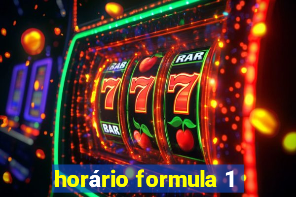 horário formula 1