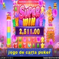 jogo de carta poker