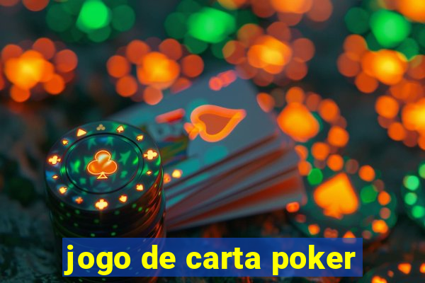 jogo de carta poker