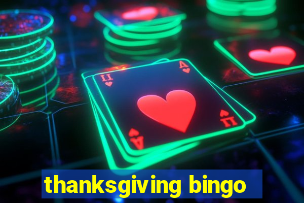 thanksgiving bingo