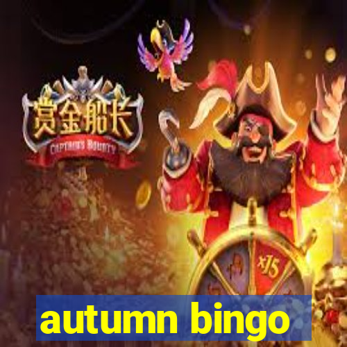 autumn bingo