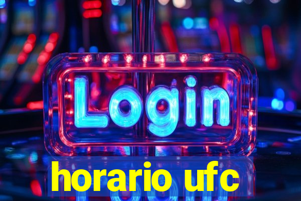 horario ufc