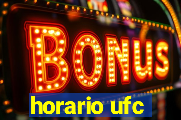 horario ufc