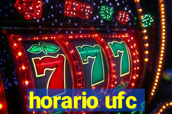 horario ufc