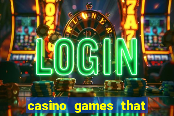 casino games that pay real money with no deposit