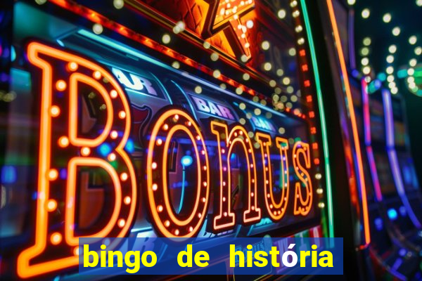 bingo de história 6 ano