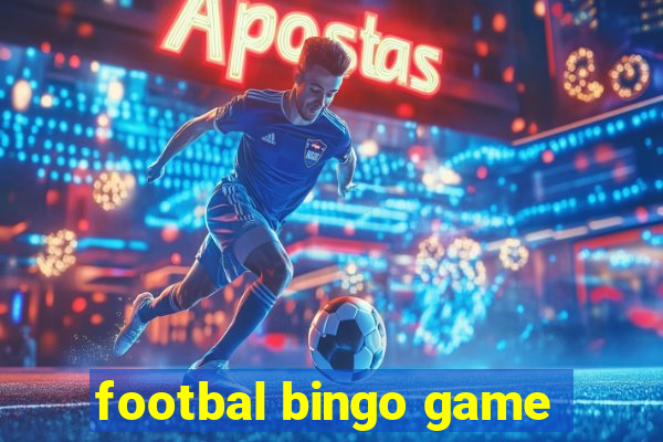 footbal bingo game