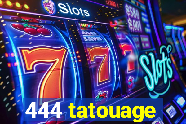 444 tatouage