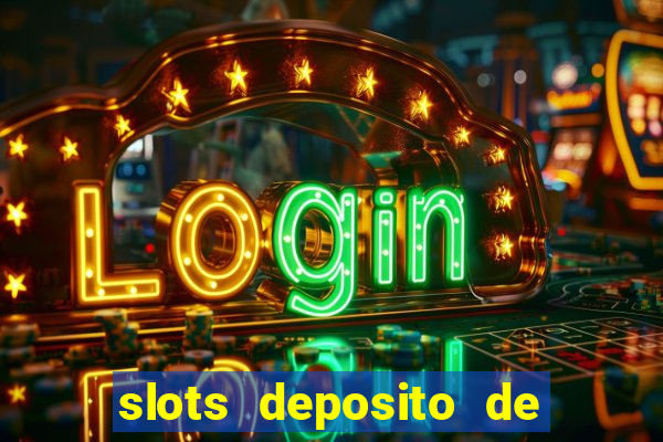 slots deposito de 1 real